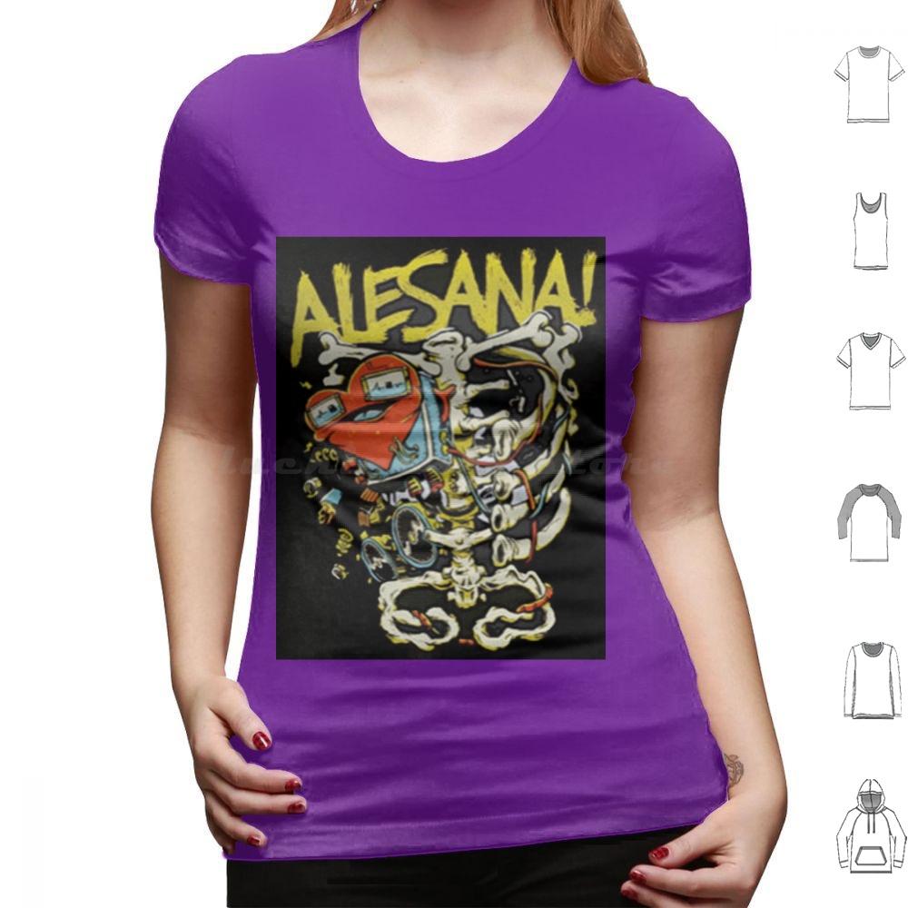Alesana 12 T-Shirt Große Größe 100% Baumwolle Alesana Skelett Herz Szene Emo Scenemo Punk Band Post-Hardcore Hardcore Goth Gothic