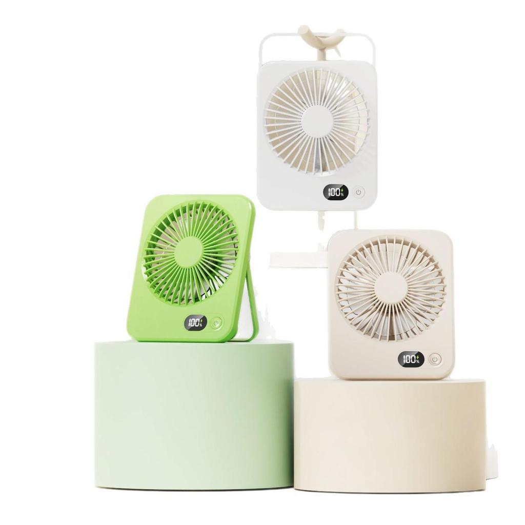 2026 Rechargeable Mini Fan: Long-Lasting, Silent, Wall-Mounted, Portable for Desktop and Dorm