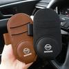 Leder Auto Brillenclip Sonnenblende Multifunktions-Sonnenbrillenclip Für Nissan Nismo Qashqai X J10 J11 Trail Tiida Teana Skyline Juke X-trail