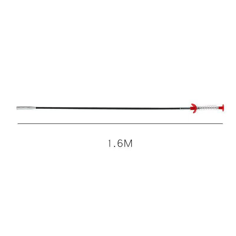 60/160cm Drain Cleaner Plumbers Snake Spring Pipe Unblocker Tool Dredge Tools Sink Sewer Toilet Cleaner Bathroom Accessories
