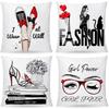 Perfume Bottle Pillow Cover Fashion Women'S Pet Home Sofa Car Ornament French Cushion Cover Premium Durable Quality