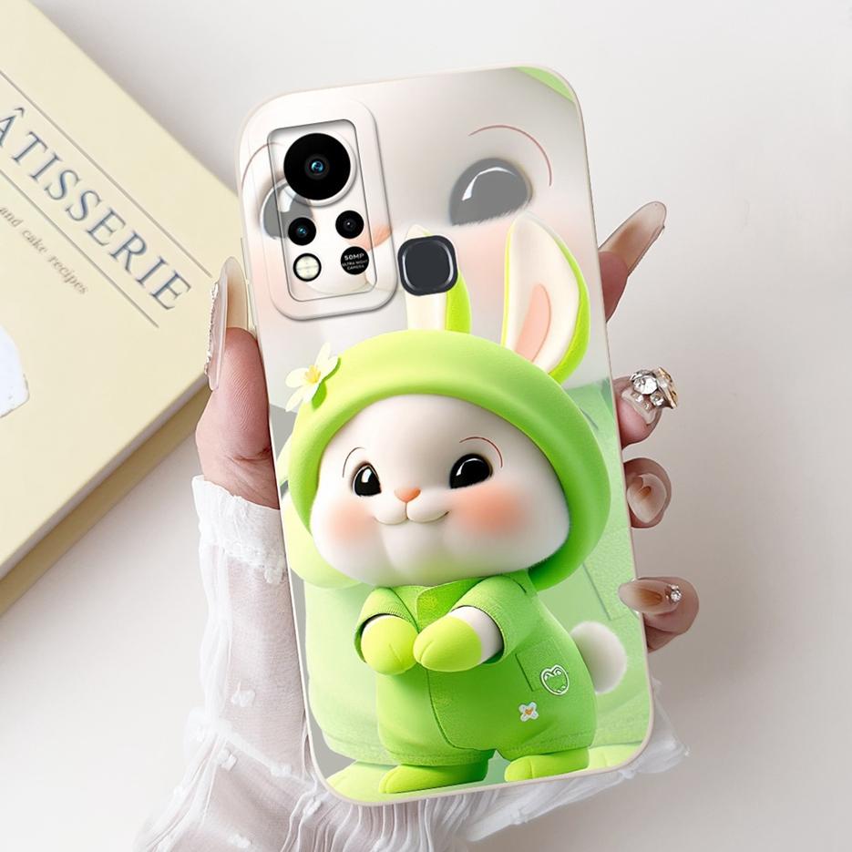 For Infinix Hot 11S Case X6812 X6812B Cute Panda Cartoon Cover Shockproof Phone Cases For Infinix Hot 11S NFC Hot11s Soft Fundas
