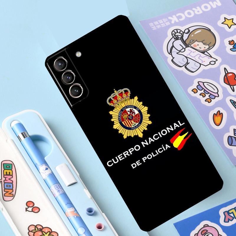 

Чехол с логотипом Национальной полиции Испании для Samsung Galaxy S23 S21 FE S20 FE S22 Plus Note 20 Ultra Note 10 S8 S9 S10 Plus Galaxy S22Ultra