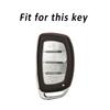 Car Key Case Cover for Hyundai Tucson Santa Fe Rena Sonata Elantra Creta Ix35 Ix45 I10 I30 I40 TPU 4 Button Fob Accessories