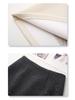 Women's Gray Wool High-Waist Bodycon Midi Skirt - Autumn/Winter 2024 A-Line Design