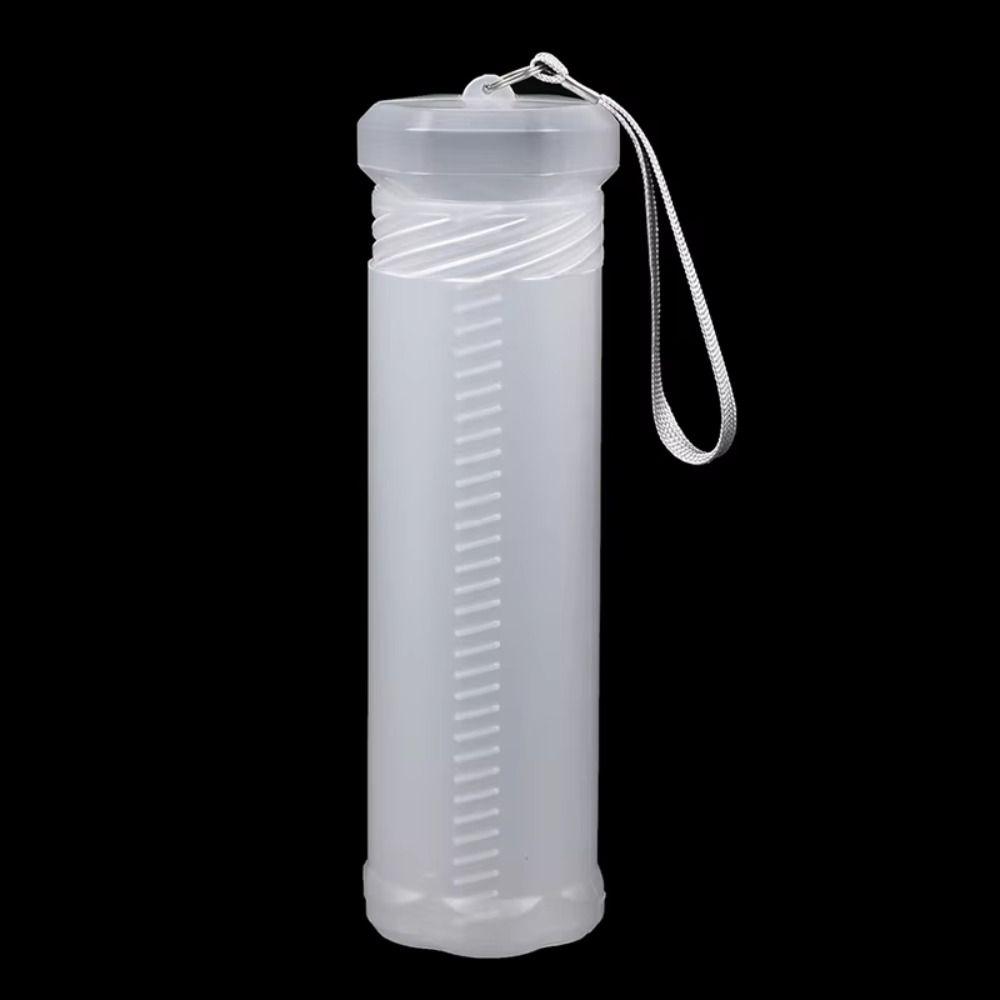 Adjustable Height Telescopic Pen Holder Transparent Cylinder Brush Storage Pen Organizer