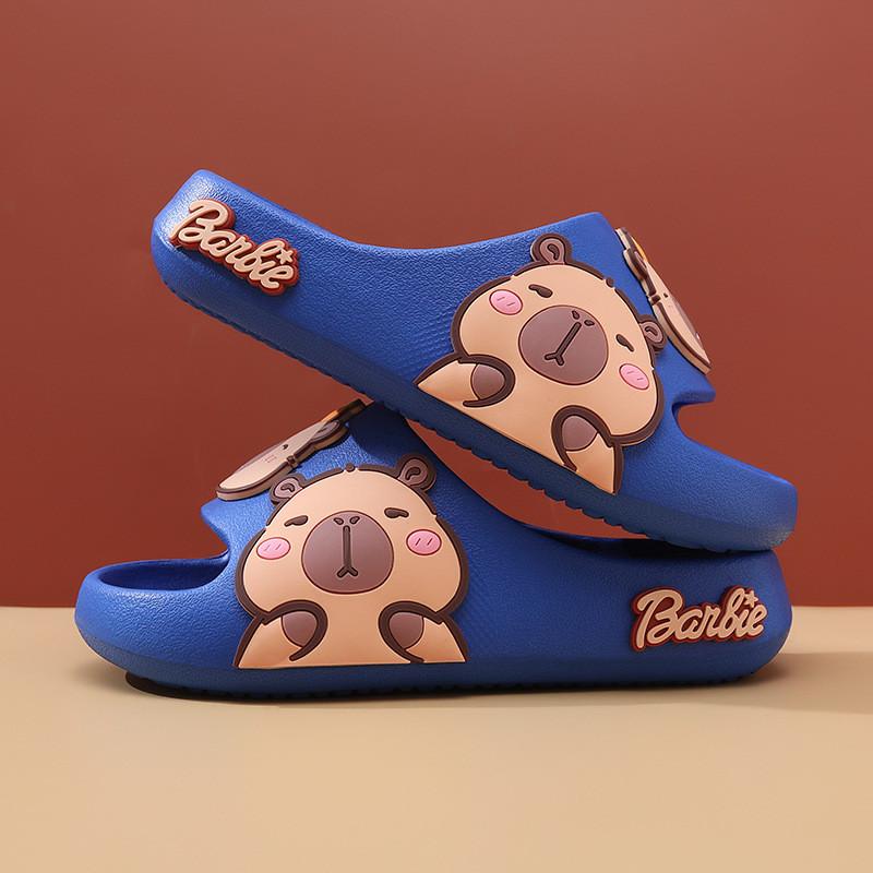 Capybara Summer Pattern Anti Slip Slippers Cartoon Animal Home Gift Sandals