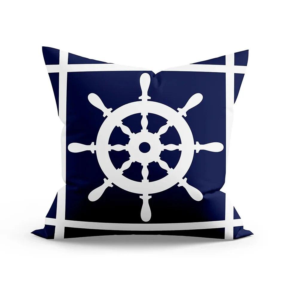 

Наволочки с морской тематикой, напечатанные наволочки для украшения дома, гостиной, дивана, наволочки для подушек, спальни, украшения для общежития 40x40cm