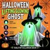 Motorisierte Kleine Halloween-Dekoration - Hebe-Hänge-Requisite mit Kürbislicht für Party
