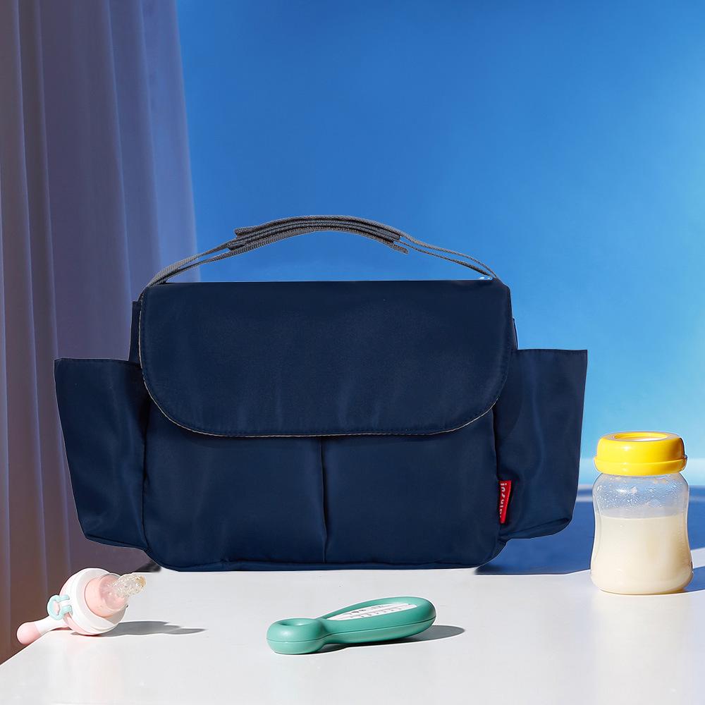 Large Capacity Portable Nylon Stroller Hanging Bag - Multifunctional Mommy Bag
