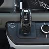 ABS Plastic Car Center Console Gear Shift Knob Cover Trim for Land Rover Defender 110 2020 (Carbon Fiber Style)
