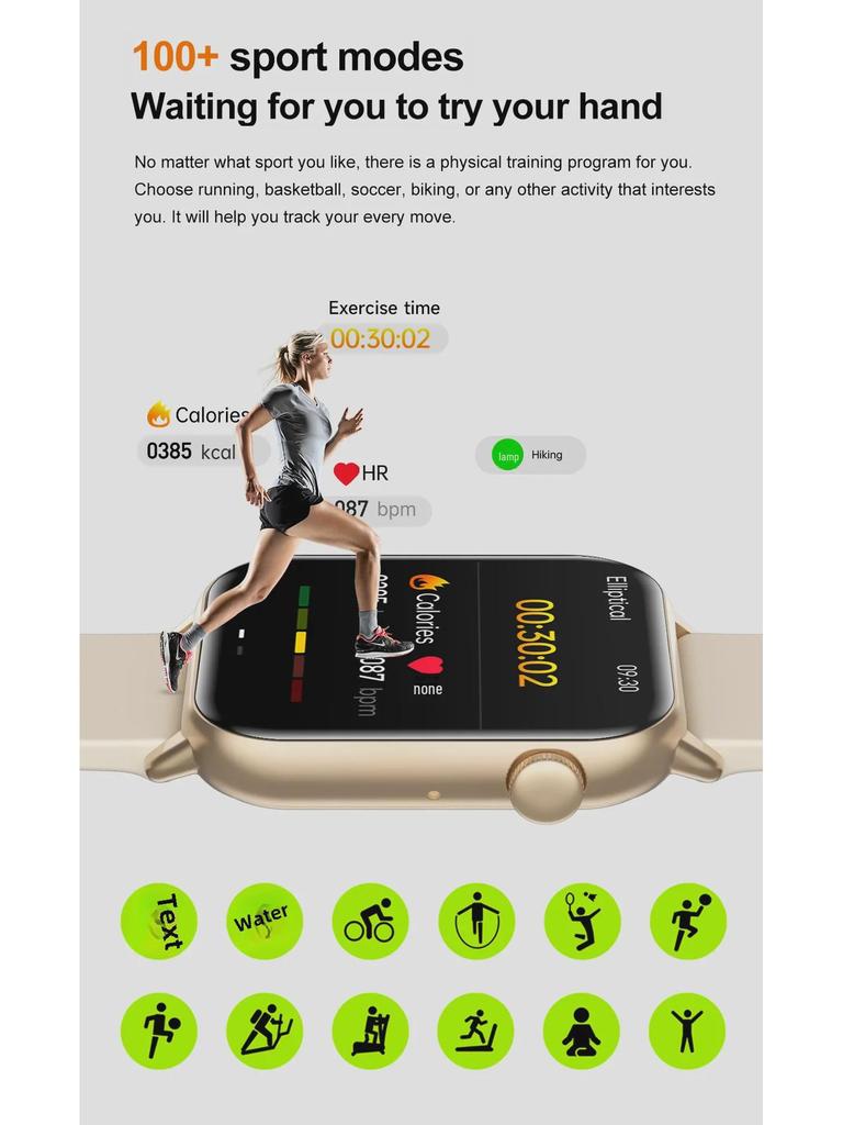 ZW64 Mini Women's Smartwatch with AMOLED Display and Bluetooth Health Tracker