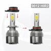 X AUTOHAUX 9012 HIR2 LED Headlight Adapter Base Bulb Socket Retainer Holder Universal Car Black 2pcs
