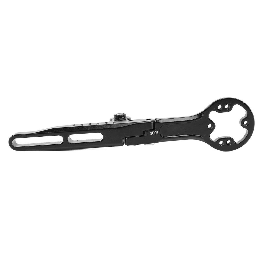 Cycling Computer Mount Aluminium Alloy Integrated Shock Proof Weather Proof Extended Computer Bracket for Action Camera