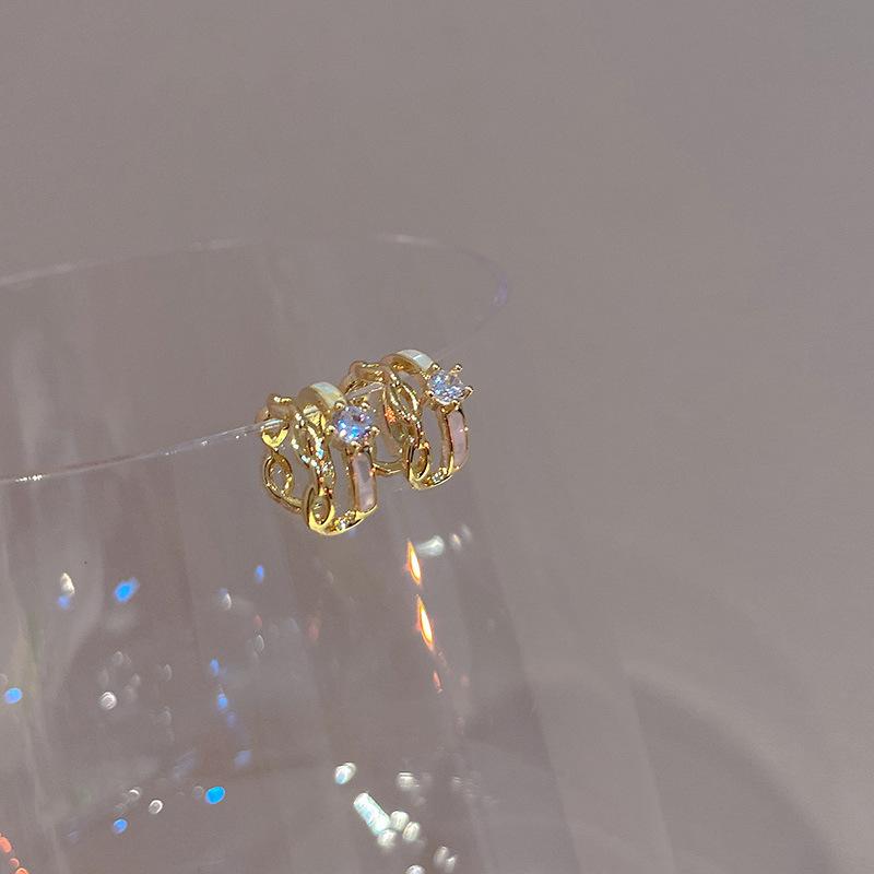 Nische Doppelte Ohrknochenclips Damen Einzigartig Süß Ohne Piercing High-End Design Back-to-School Atmosphäre Trendiger Modeschmuck