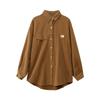 Autumn Korean Loose Fit Shirt for Women's Casual and Versatile Washable Cotton Denim Shirt Jacket