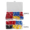 Insulated Terminal Block Set with Crimping Pliers 102/280Pcs Durable Electrical Connectors Kit for Home Car Repair