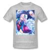 Men Clothing Darker Than Black Superpowers Anime T-Shirt Girl Mask Fashion Men Cotton Tees Tshirt Harajuku Streetwear