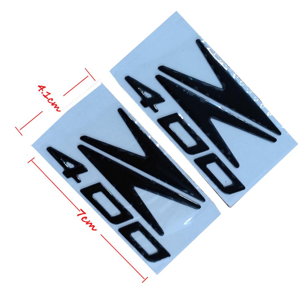 Calcomanía con emblema 3D para motocicleta, pegatina para rueda de tanque Z400, pegatinas reflectantes suaves para Kawasaki Ninja Z400 Z