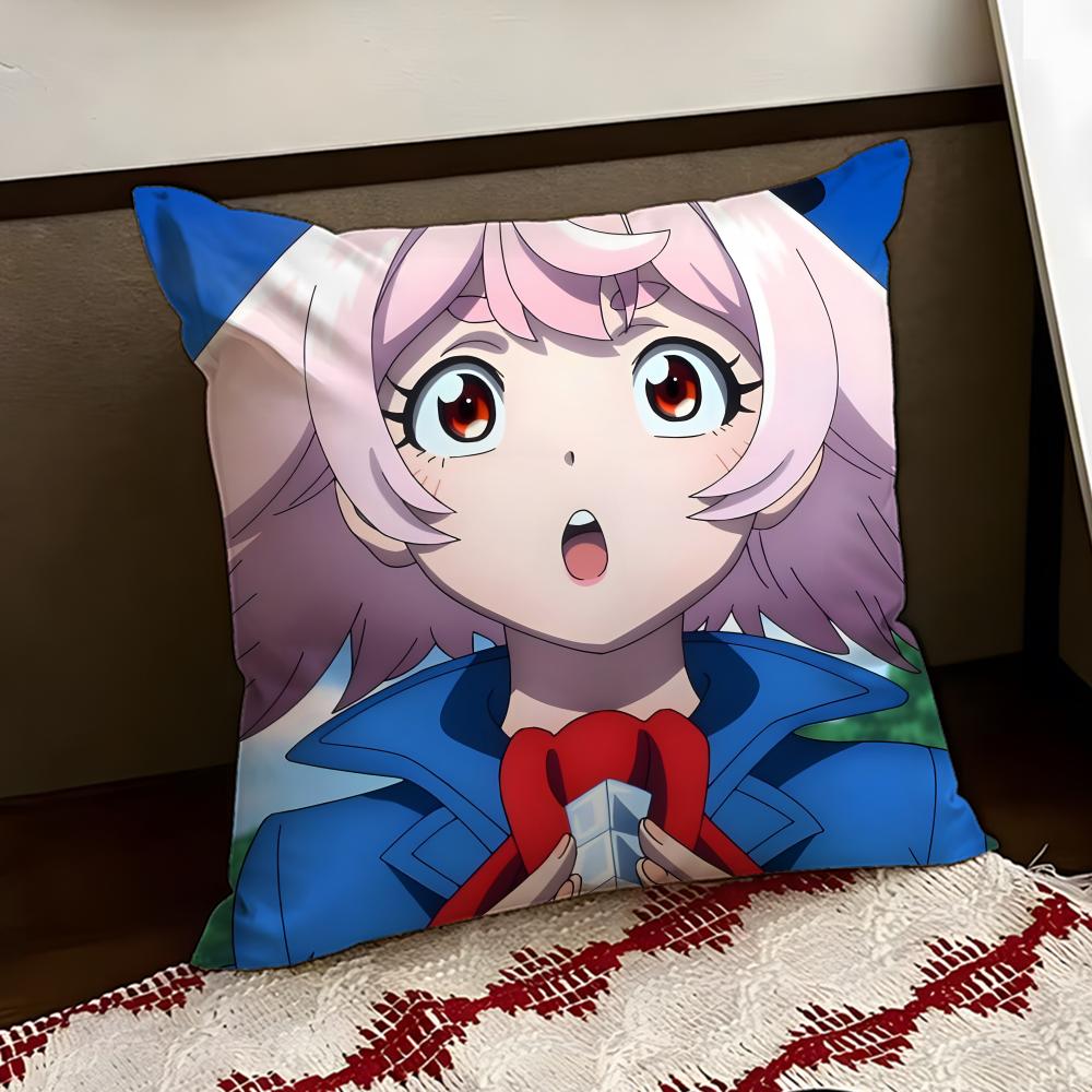 Anime SShangriLa Frontier Cushion Cover Reversible Soft Durable Pillow Cover Home  Car MultiScene Use for Daily Comfort