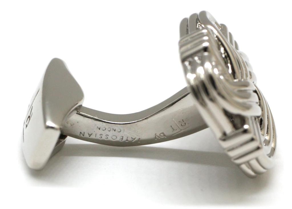 TATEOSSIAN Business Quad Knot Cufflinks (Palladium)