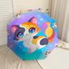 1pc Kawaii Cat Rainbow Pattern Umbrella Design Automatic Opening and Closing Umbrella, High-quality Travel Umbrella,  c1128271