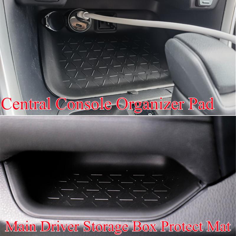 LHD Car Silicone Central Console Organizer Pad Main Co-pilot Storage Box Protect Mat Tray for Toyota RAV4 2020-2025 Accessories