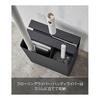Yamazaki Jitsugyo 5517 Cleaner Tool Organizer, Black, Approx. W20XD12XH28cm, Tower, Neatly Organized, Cleaning Tools, Good Storage