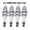 4pcs Spark Plug For BMW 320i 318i 316i 120i 118i 116i 520i E46 E90 E81 E88 E87 E91 E92 E60 2006 2.0L Engine Accessories