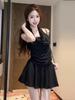 Women's 2026 Summer Lace Halter Dress: Chic, Waist-Cinched Short Skirt