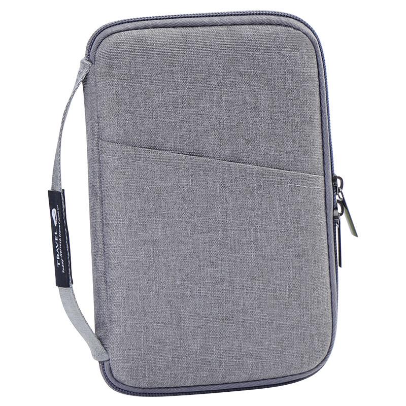 Korean Style Waterproof Passport and Document Organizer – Large Capacity Travel Wallet