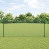 VidaXL Welded Wire Fence with 22 U-Posts, Green, 1.4x50 M, Steel 3336524