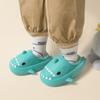 Cute Cartoon Shark Slipper Plus Fleece Home Shoes For Boys And Girls Kids Lightweight Open Toe Slippers For Indoor Winter