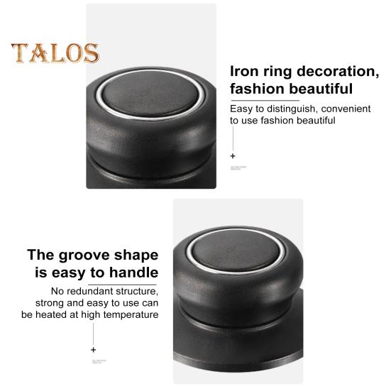 2Pcs Pot Lid Knobs Set Universal Universal Pot Lid Top Replacement Knob for Casserole Glass Pot Lid Heat Resistant Anti-Slip Grip Easy Installation