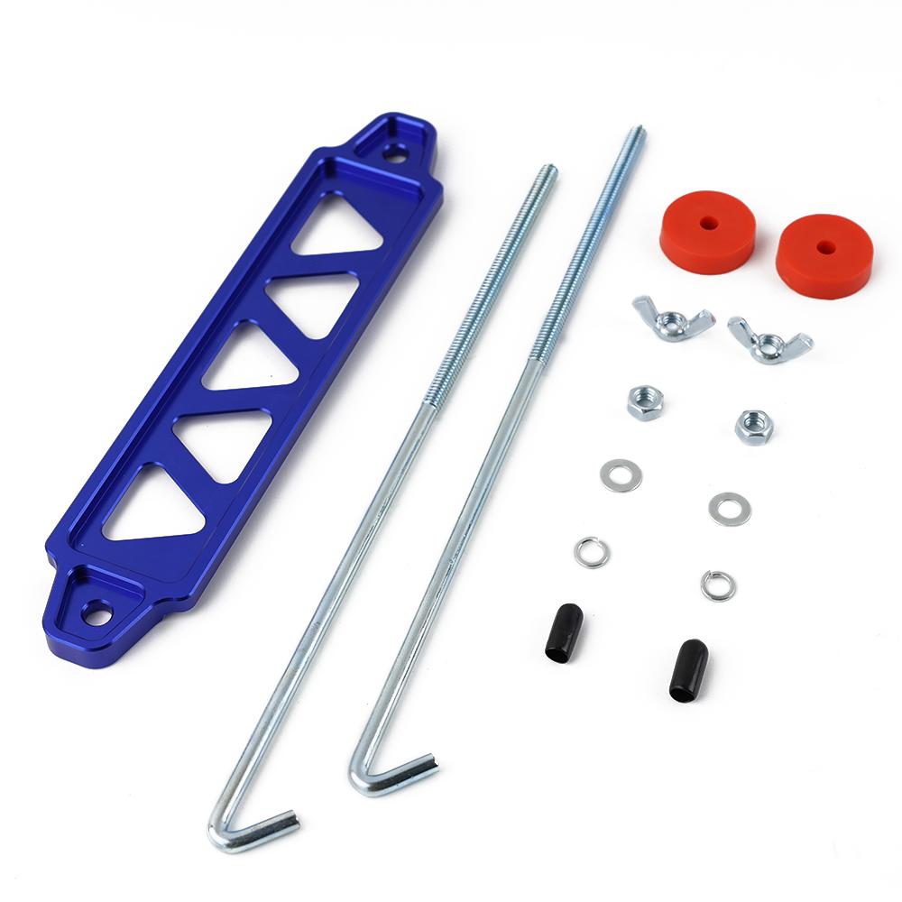 218mm/190mm Aluminium Universal Batterie Auto Batterie Tie Down Halterung Halterung Brace Bar für Honda Civic EK