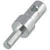 Stainless Steel 3/4 Inch Interface Inner Diameter  Adapter Silver Hexagonal Shank  Adapter  Worker