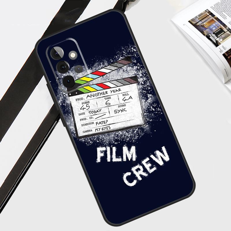 Film Clapperboard Case For Samsung Galaxy A55 A35 A15 A56 A36 A26 A16 A06 A54 A34 A14 A12 A22 A32 A52 A13 A53