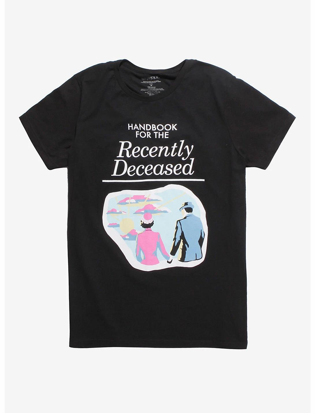 Beetlejuice Mens Handbook For The Recently Deceased T-Shirt New S-3XL S