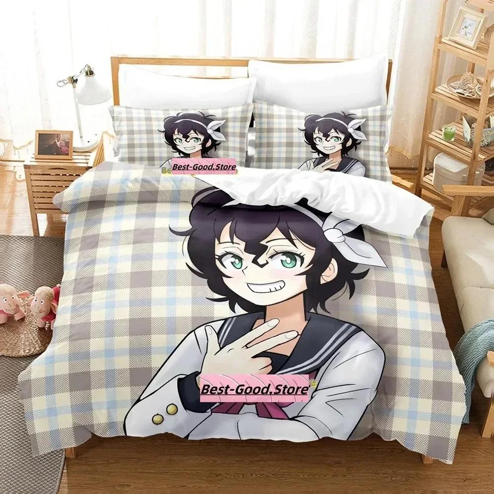 Bakuon!! Bedding Set Single Twin Full Queen King Size Bed Set Adult Kid Bedroom Duvetcover Sets 3D Print Anime Bed Sheet Set