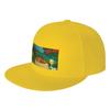 Fashion New Zealand Christmas Pavlova   A Sunny Kiwi Christmas Scene Flat Brim Sun Hat  AntiAging Cap Unisex