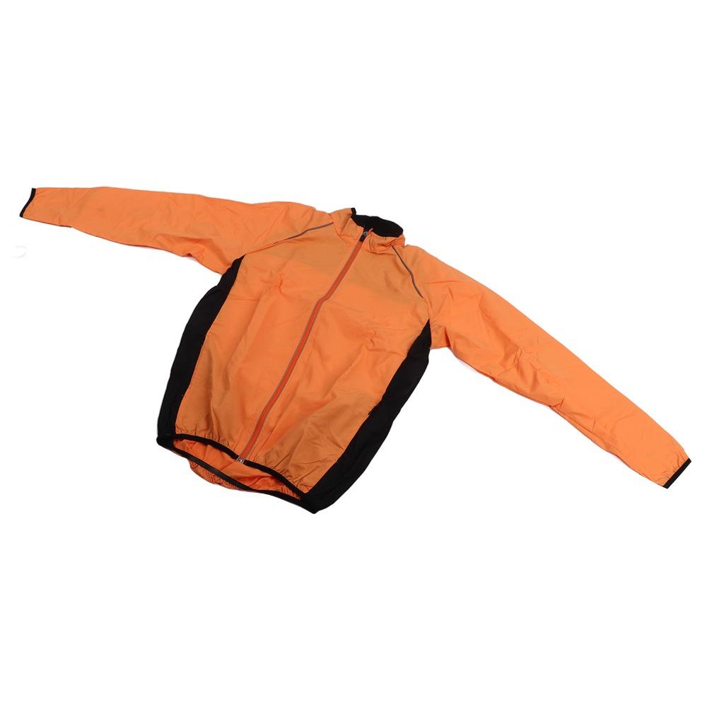 Polyester Men Cycling Jacket Orange Off Road Motorcycle Cycling Jacket  Off Road Motorcycle Riding