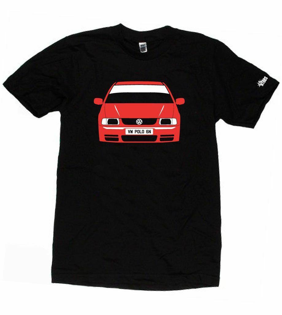 

Custom Htees T-Shirt Polo Mk3 6N Pick Car Colour Plate