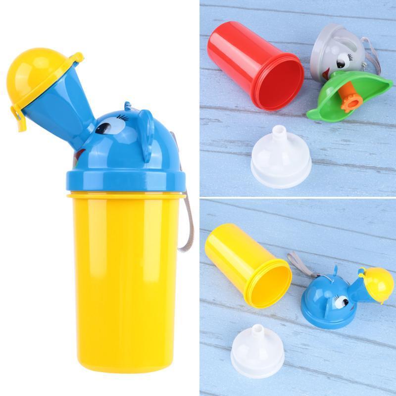 Cute Baby Portable Urinal Travel Car Toilet Kids Vehicular Potty For Boy DSUK Cute Baby Portable Urinal Travel Car Toilet Kids Vehicular Potty For Boy DSUK