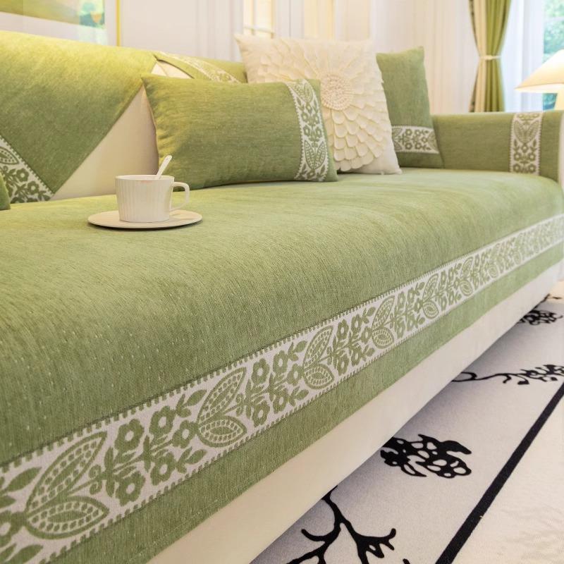 Chenier French Sofa Cushion, All-Season Non-Slip Seat Cushion, High-End Sofa Cover  New Cover Cloth Seat Cushion