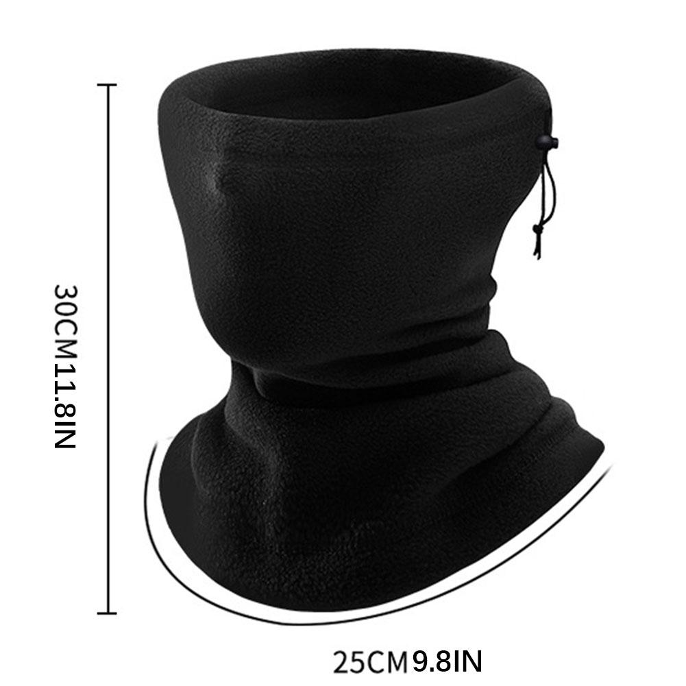 Winter Windproof Ski Mask Drawstring Neckerchief Warming Face Cover Light Breathable For Outdoor Ski Skate Climbing