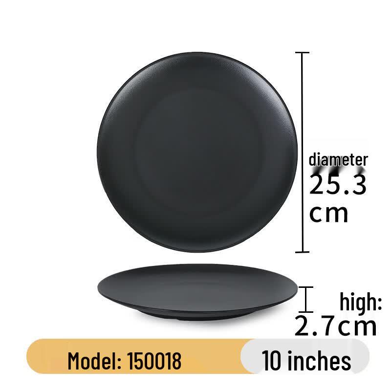 Japanese Style Frosted Melamine Dining Plate Set