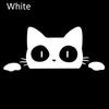 10pcs Waterproof Funny Kitty Decals Black White Car Styling Cover  Electric Motorcycle Stickers