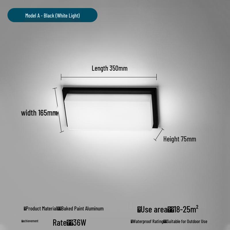 Super Bright Insect-Proof Outdoor Ceiling Light for Greenhouse, Balcony, Corridor, Eaves, Gazebo, Terrace, Foyer