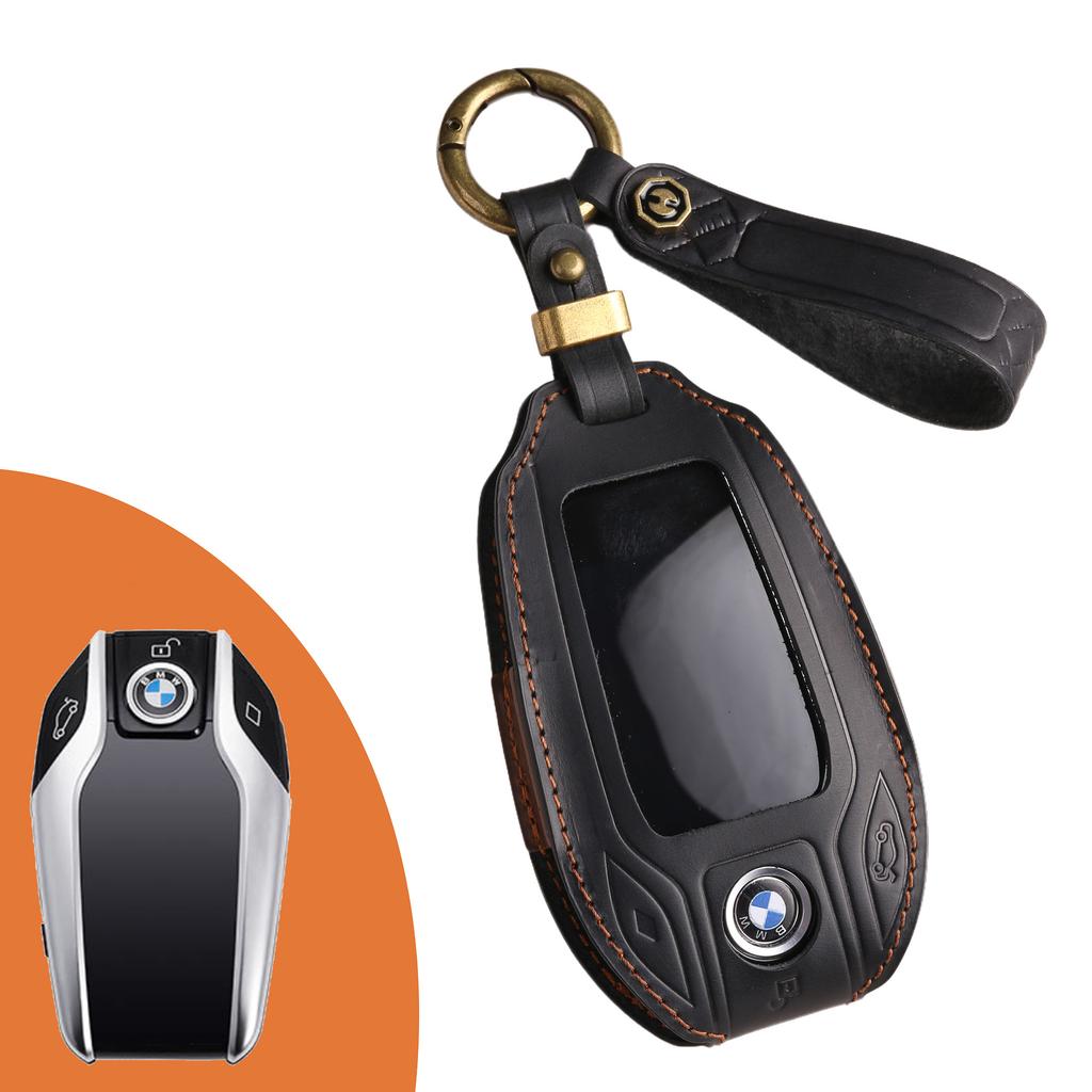 Applicable To BMW's New LCD Key Bag, Factory Direct Sales of the New 5 Series 7 Series X3 All-inclusive Leather Key Cover