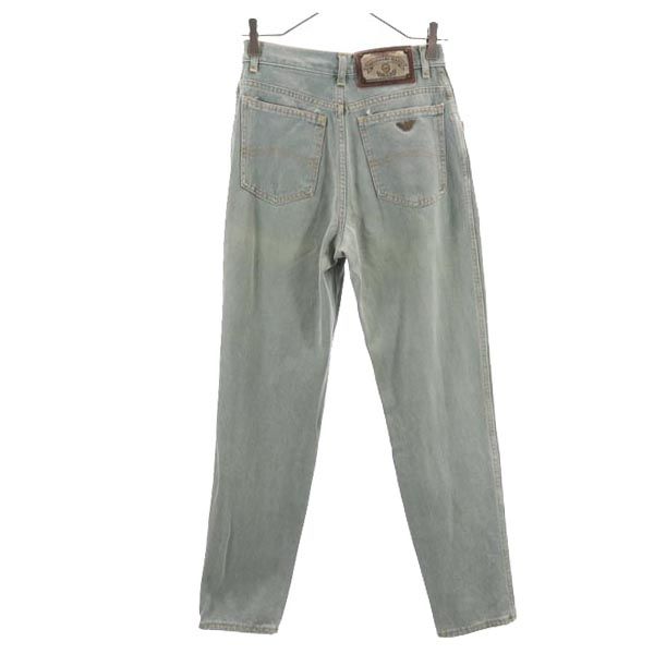 ARMANI JEANS made in Italy Tapered denim pants w28 Green system jeans Women Used